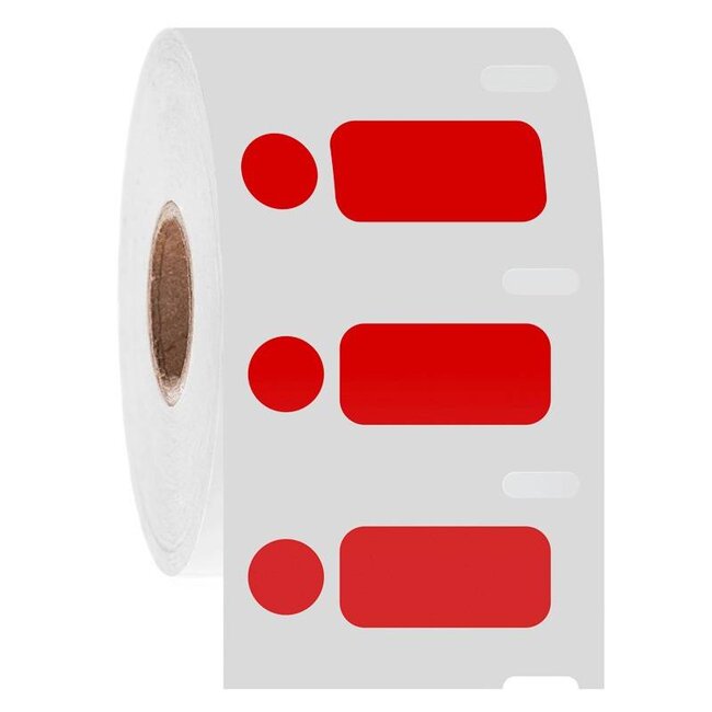 Cryogenic DYMO Compatible Labels - 26,4 x 12,7mm + Ø 9,5mm