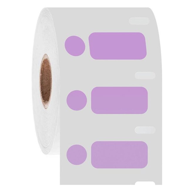 Cryogenic DYMO Compatible Labels - 26,4 x 12,7mm + Ø 9,5mm