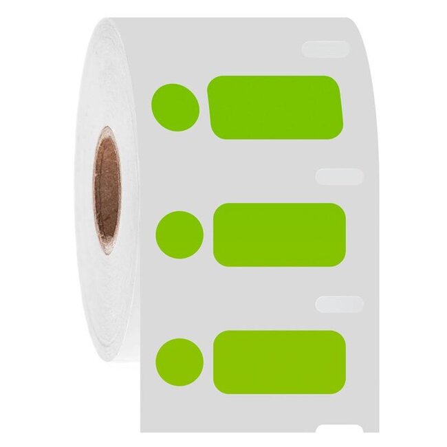 Cryogenic DYMO Compatible Labels - 26,4 x 12,7mm + Ø 9,5mm