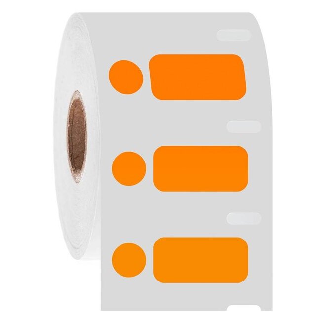 Cryogenic DYMO Compatible Labels - 26,4 x 12,7mm + Ø 9,5mm