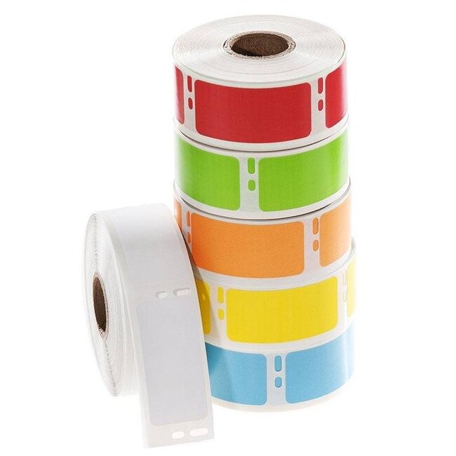 LabID™ Kryo DYMO Etiketten / Tiefkühl-Etiketten - 25,4 x 54mm ** Farbig