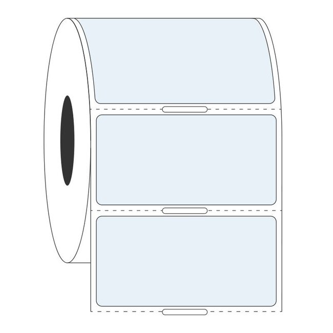 Étiquettes Pour Autoclave  - 38 x 22,2mm / Transfert Thermique - Transparent