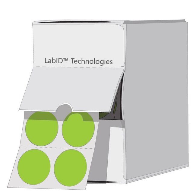 Farbige Kryo-Etiketten - Ø 13mm In Spenderbox
