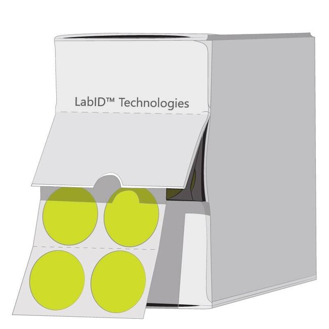 Farbige Kryo-Etiketten - Ø 13mm In Spenderbox