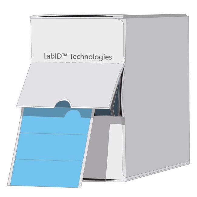 LabID™ Gekleurde Cryo Etiketten - 26 x 10mm / In Dispenserdoos