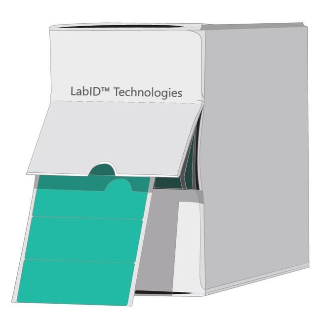 LabID™ Farbige Kryo Etiketten - 26 x 10mm / In Spenderbox