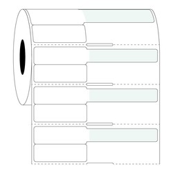 Injectiespuit Etiketten 38 x 25,4mm + 50,8mm / Thermal Transfer