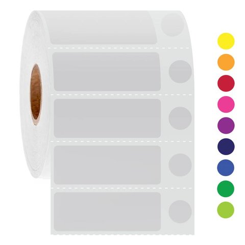 Étiquettes Cryogéniques À Code-Barres - 44 x 16 + Ø 9,5mm