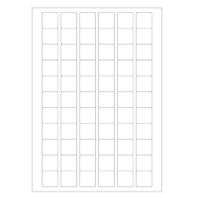 Cryo Laser Labels - 25.4 x 25.4mm (A4 Sheets)