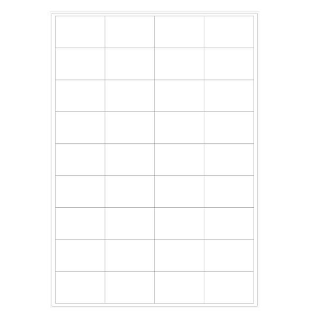 LabID™ Kryo Laseretiketten Auf DIN A4-Bögen - 50 x 32mm