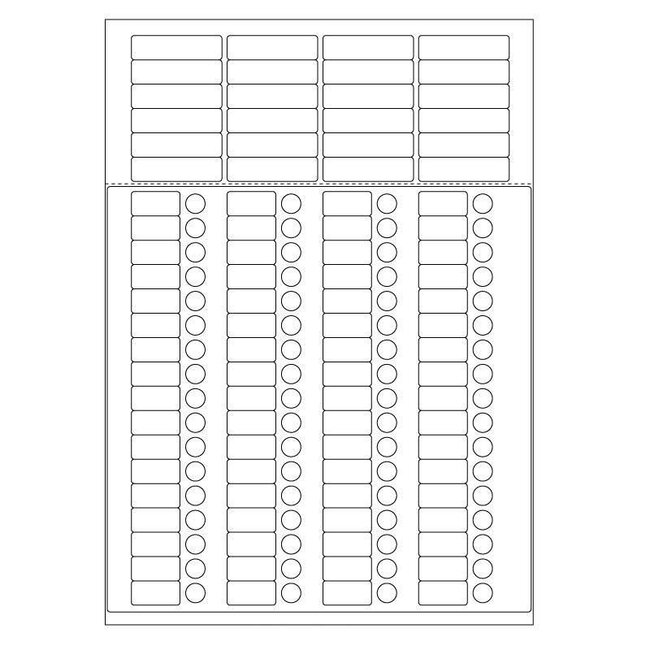 Cryo Labels  For Laser Printers - Combi-Sheets / A4