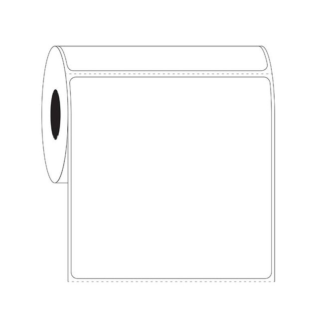 LabID™ Ablösbare Tiefkühl-Etiketten - 101,6  x 101,6mm / Thermotransfer