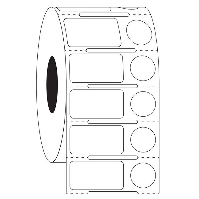 Cryo Labels - 23.9 x 12.7 + Ø 11.1mm / Removable