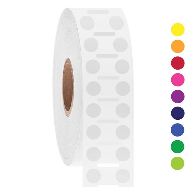 LabID™ Cryo Barcode Etiketten - Ø 6,4mm / Thermotransfer