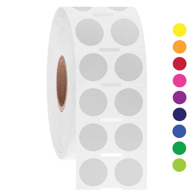 Étiquettes cryogéniques à code-barres Ø 12,7mm (notch)