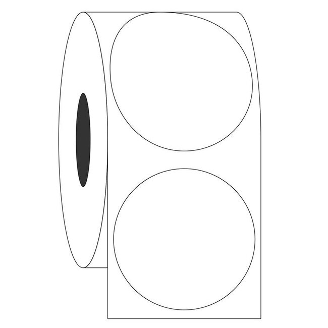 LabID™ Cryo Barcode Etiketten - Ø 38,1mm  / Thermotransfer