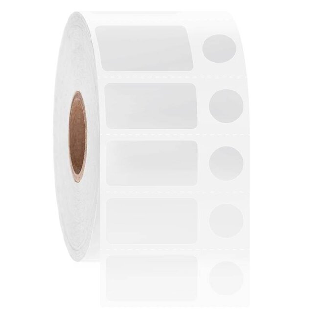 LabID™ Cryo Barcode Labels - 25,4 x 12,7mm + Ø 9,5mm / Thermal Transfer