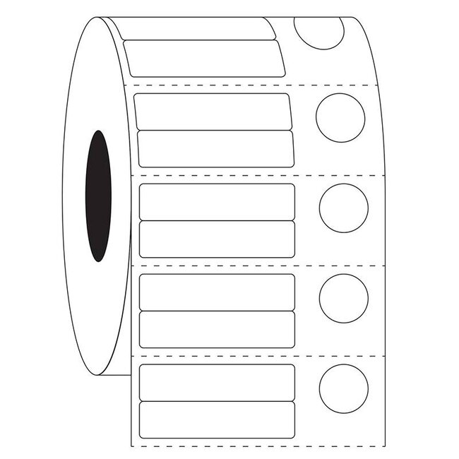 LabID™ Étiquettes Cryogéniques À Code-Barres - 30 x 7,1mm + Ø 9,4mm / Transfert Thermique