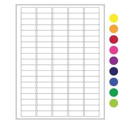 Cryo Labels For Laser Printers - 36 x 14mm (US Letter Format)