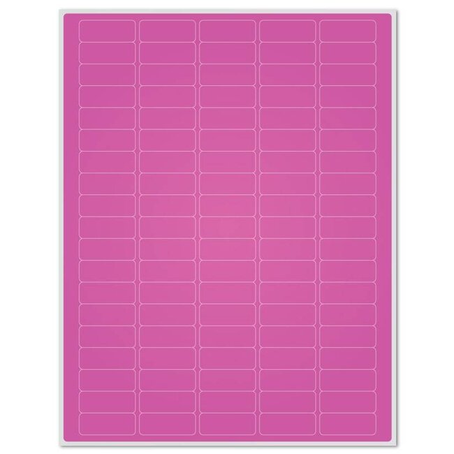 Cryo Labels For Laser Printers - 36 x 14mm (US Letter Format)