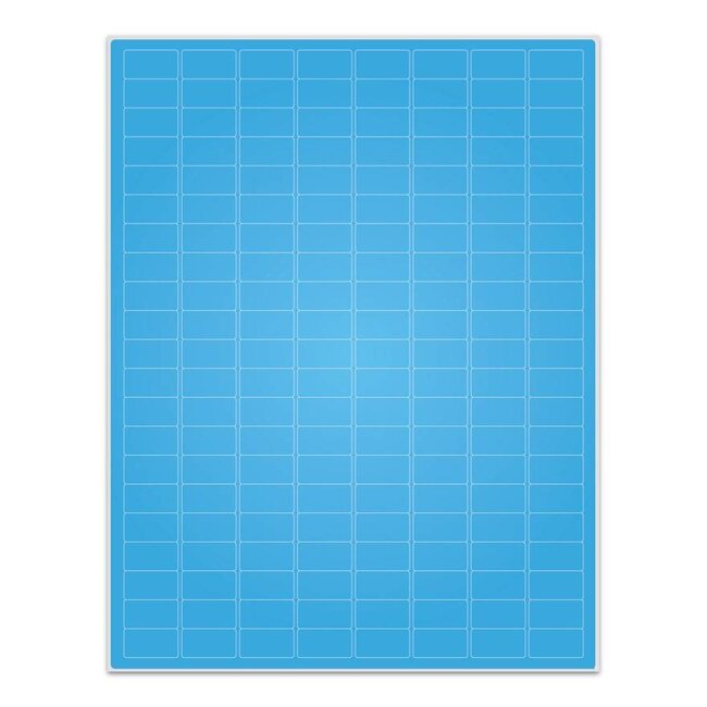 Kryo-Etiketten Auf Bögen - 23,9 x 12,7mm / Ablösbar (US-Letter-Format)