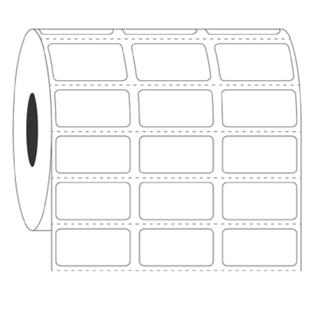 LabID™ Kryo Barcode Etiketten - 25,4 x 12,7mm / Thermotransfer