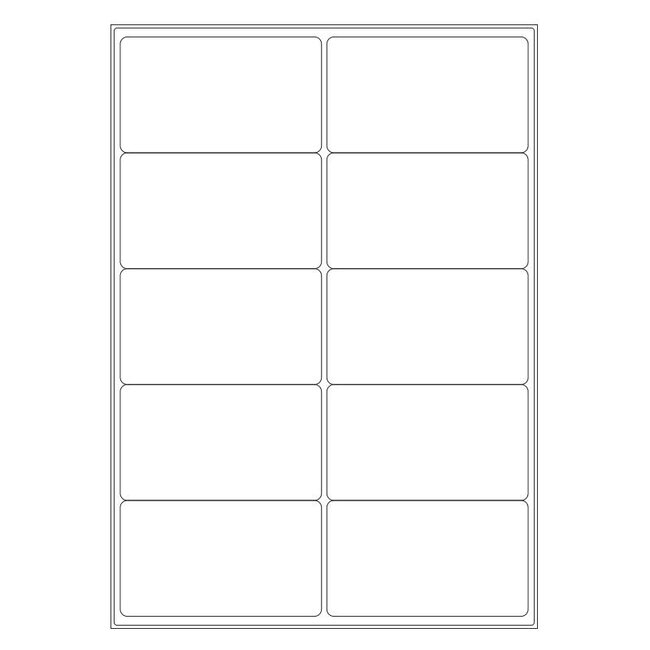 LabID™ Kryo Laseretiketten Auf DIN A4-Bögen - 99 x 57mm