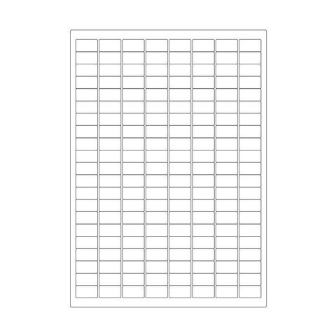 Cryo labels on sheets for laser printers 23mm x 13mm (A4 format)