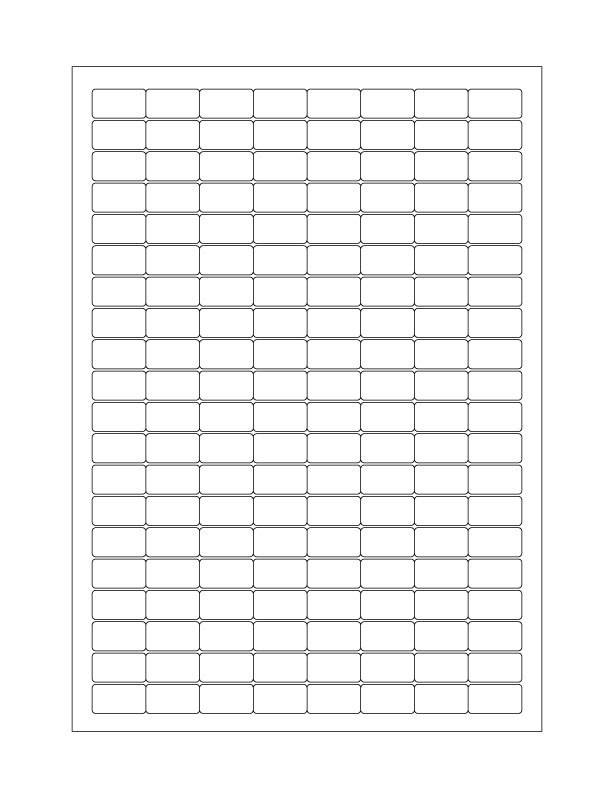 Cryo labels on sheets for laser printers 24 x 13mm (A4 format)