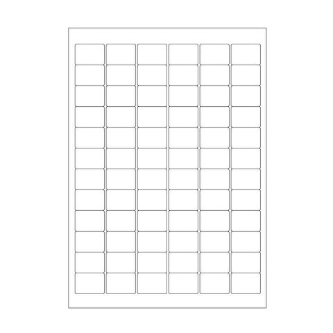 Cryo labels on sheets for laser printers 31mm x 22mm (A4 format)