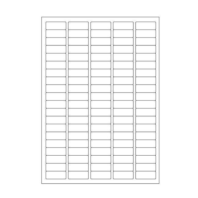 Étiquettes Cryogéniques - 36 x 14mm Pour Imprimantes Laser
