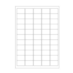 Cryo labels on sheets for laser printers 38.1 x 25.4mm (A4 format)