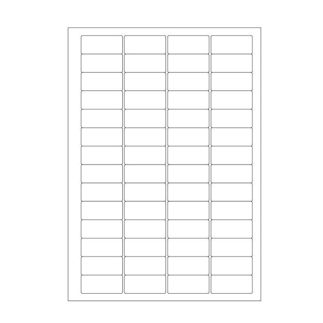 Étiquettes Cryogéniques - 45 x 20mm Pour Imprimantes Laser