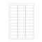 Cryo labels on sheets for laser printers 63.5mm x 25.4mm (A4 format)