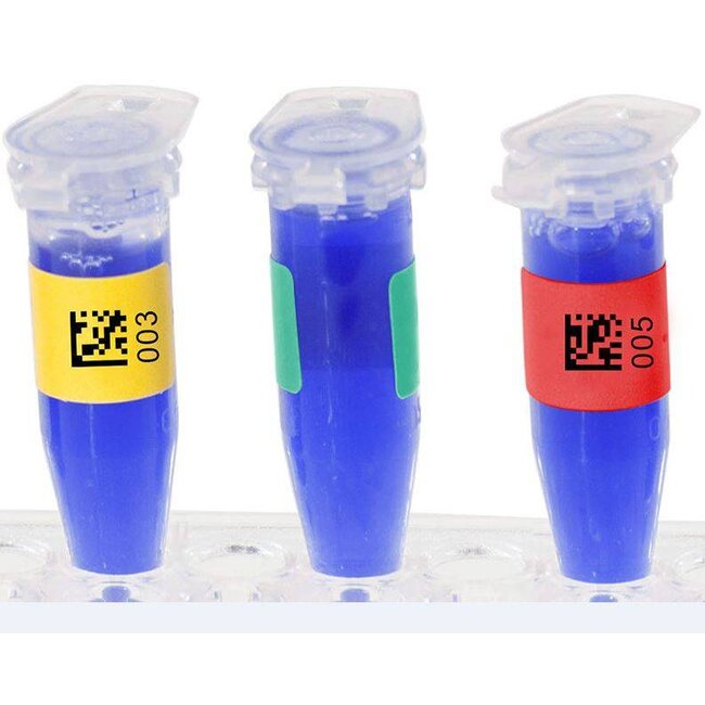 LabID™ Cryo Laser Etiketten - 26 x 10mm / Voor 1,5ml Microtubes