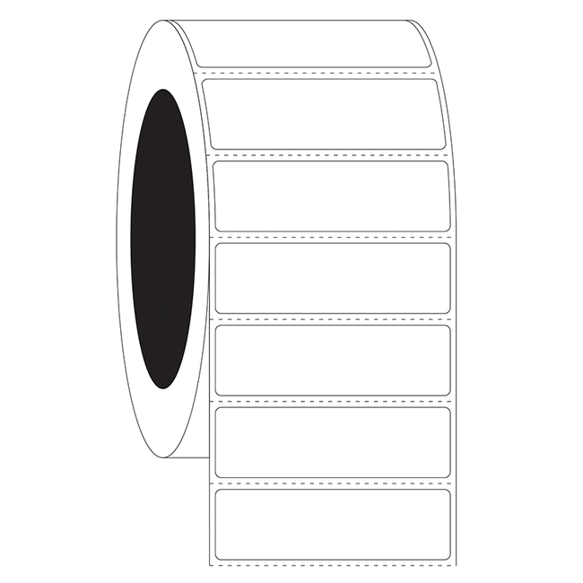 LabID™ Étiquettes Cryogéniques À Codes Barres - 63,5 x 19,1mm / Transfert Thermique