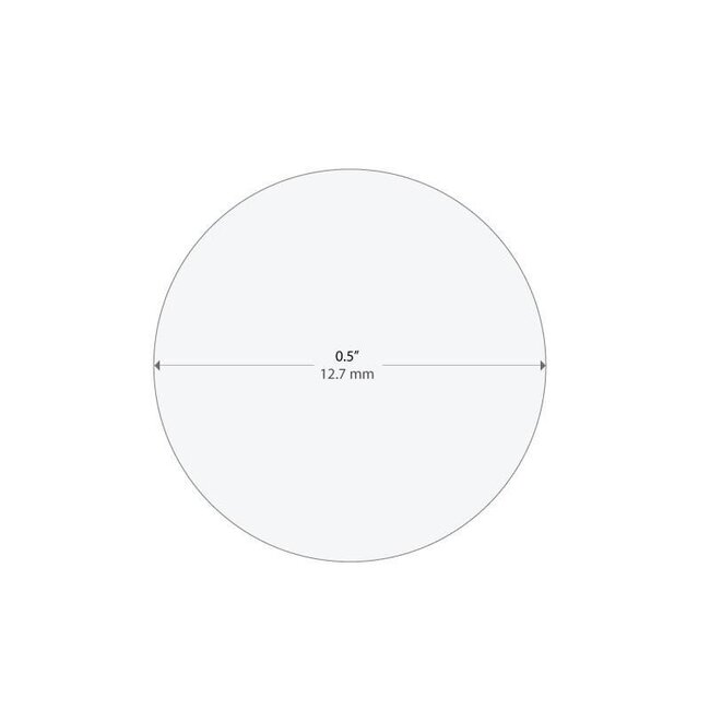 Cryo Thermal Transfer Barcode Labels - Ø 12.7mm