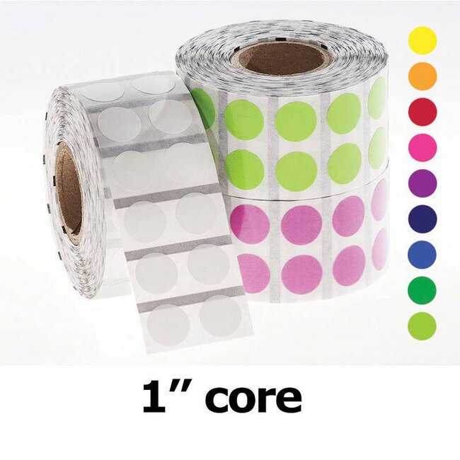 Kryo Barcode Etiketten - Ø 12,7mm (Rund)