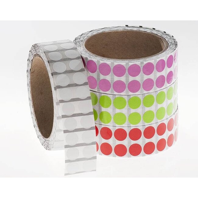 Kryo Barcode Etiketten - Ø 12,7mm (Rund)