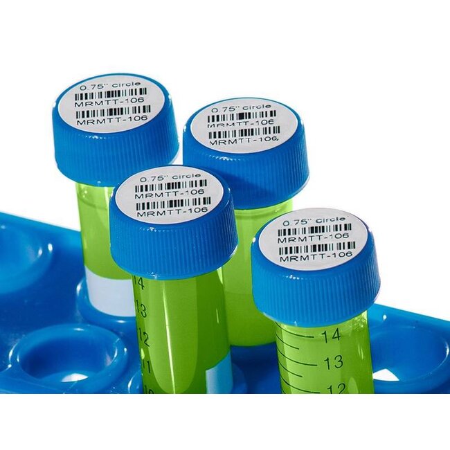 Étiquettes cryogéniques à code-barres - Ø 19,1mm