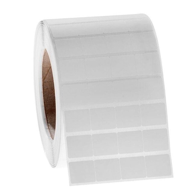 Xylene and solvent resistant labels - 21.8mm x 19.1mm