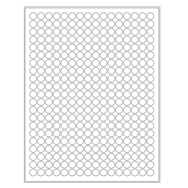 Cryo Labels For Laser Printers - Ø 11mm / US Letter Format