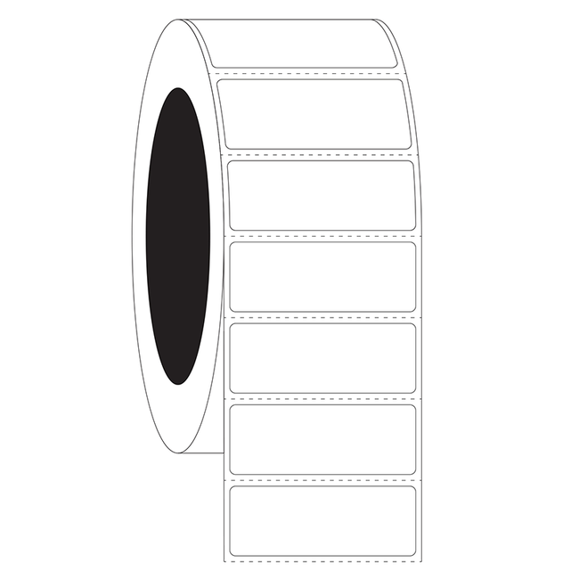 LabID™ Étiquettes Cryogéniques À Code Barres - 50,8 x 19,1mm / Transfert Thermique