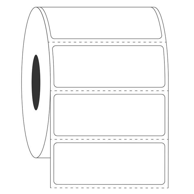 LabID™ Étiquettes Cryogéniques À Code Barres - 50,8 x 19,1mm / Transfert Thermique