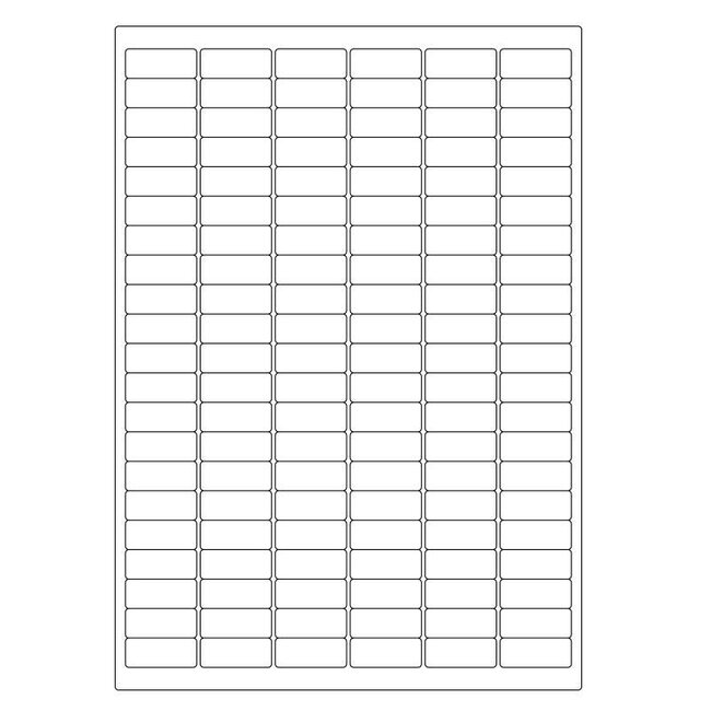 LabID™ Cryo Laseretiketten Op A4-Vellen - 31,5 x 13mm