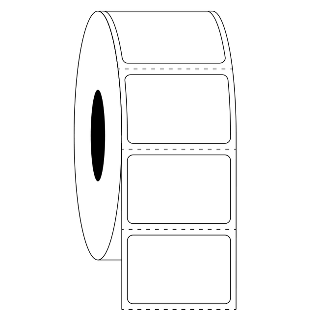 LabID™ Étiquettes Cryogéniques À Codes Barres - 28,6 x 19,1mm / Transfert Thermique