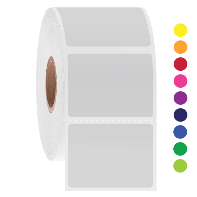 LabID™ Étiquettes Cryogéniques À Codes Barres - 38,1 x 28,6mm / Transfert Thermique