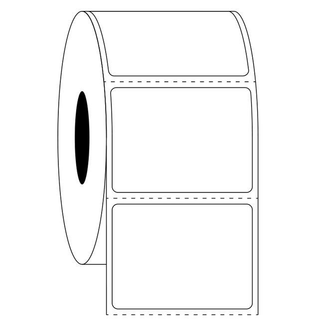 LabID™ Étiquettes Cryogéniques À Codes Barres - 38,1 x 28,6mm / Transfert Thermique