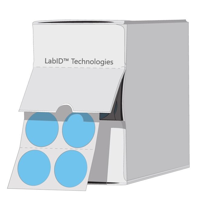 Farbige Kryo-Etiketten Ø 9mm Spenderbox