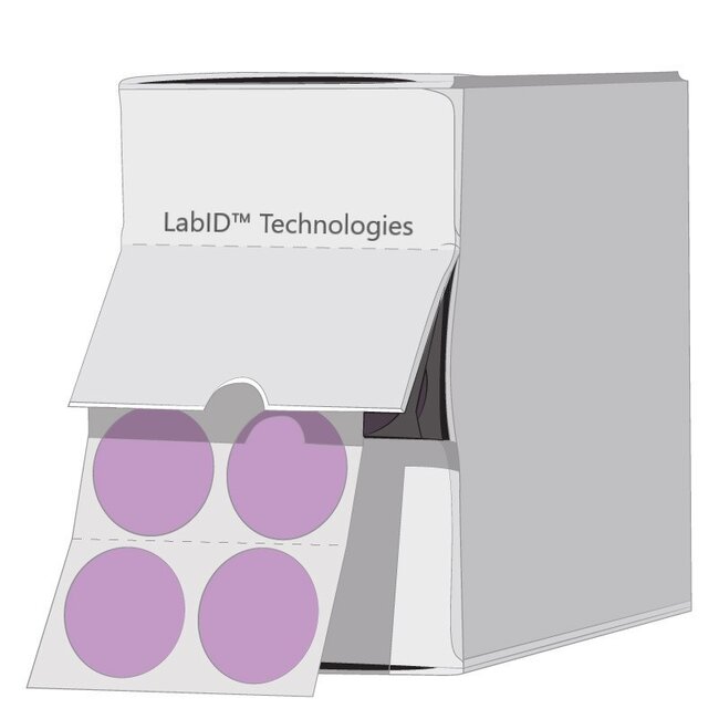 Farbige Kryo Etiketten - Ø 11mm / Spenderbox